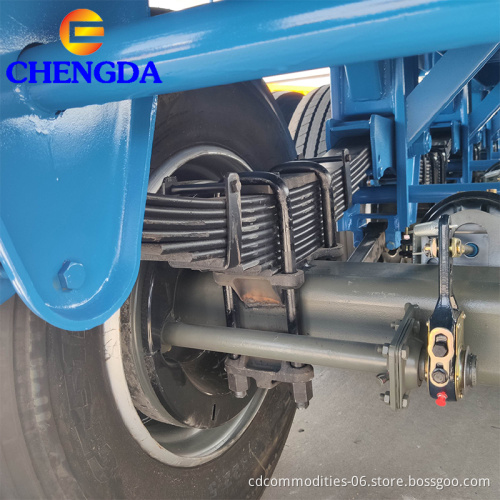 Trailer 4 Axles 60 Tons Container Flatbed Semi Trailer For Sale